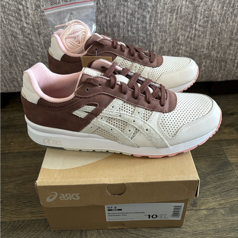 Size 10 - ASICS AFEW x GT 2 Uplifting Pack-Blush and Chocolate. “BRAND NEW”